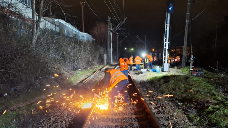 Lucrări feroviare în stația Constanța – restricția de viteză a fost ridicată