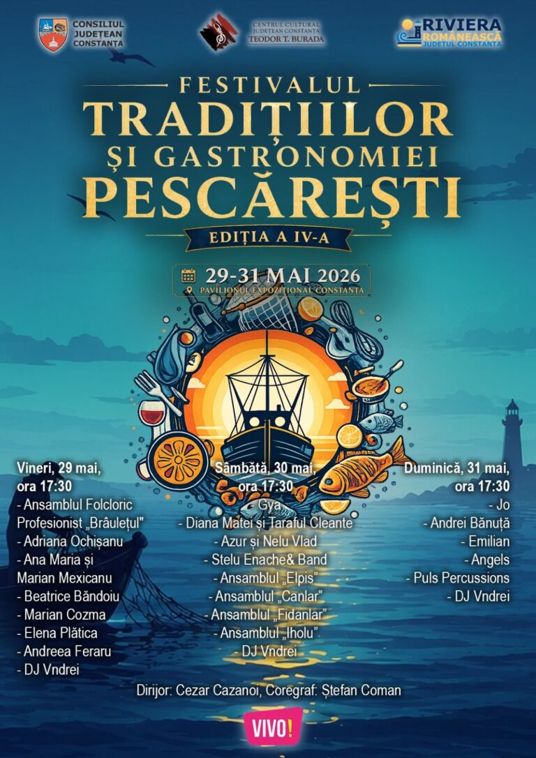 Festivalul Tradițiilor și Gastronomiei Pescărești – ediția a IV-a. Trei zile de experiențe culinare, tradiții autentice și momente artistice