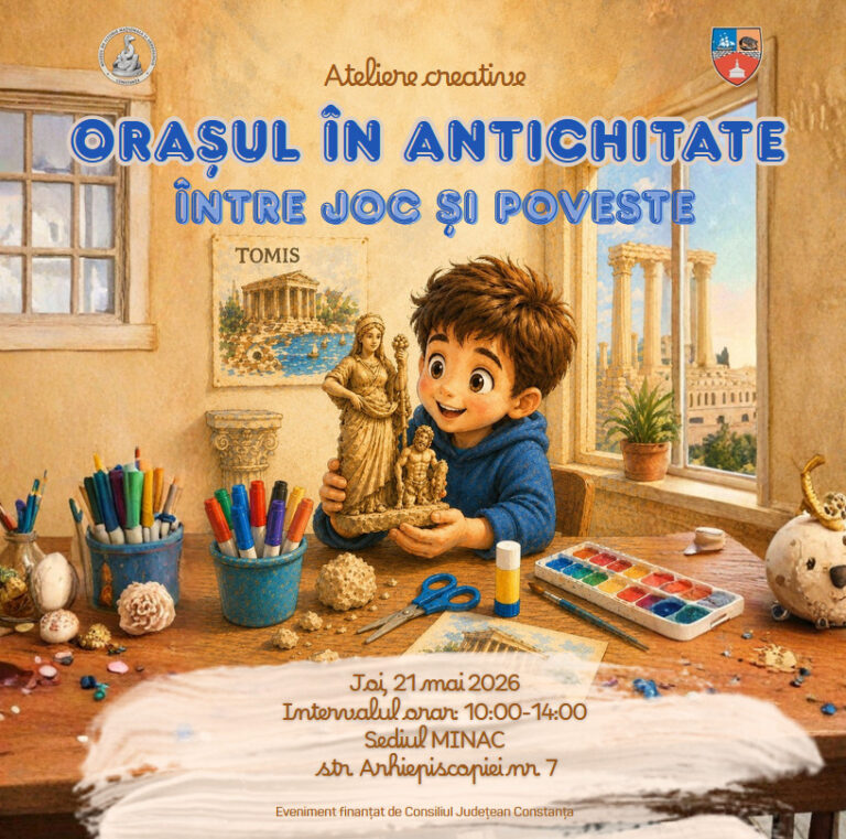Zilele Constanței au debutat la Muzeul de Istorie Națională și Arheologie Constanța, cu atelierele creative dedicate celor mai mici dintre vizitatori