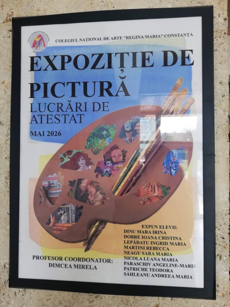 Artă la puterea a XII-a: Expoziție de Pictură de Șevalet la Colegiul Național de Arte „Regina Maria”