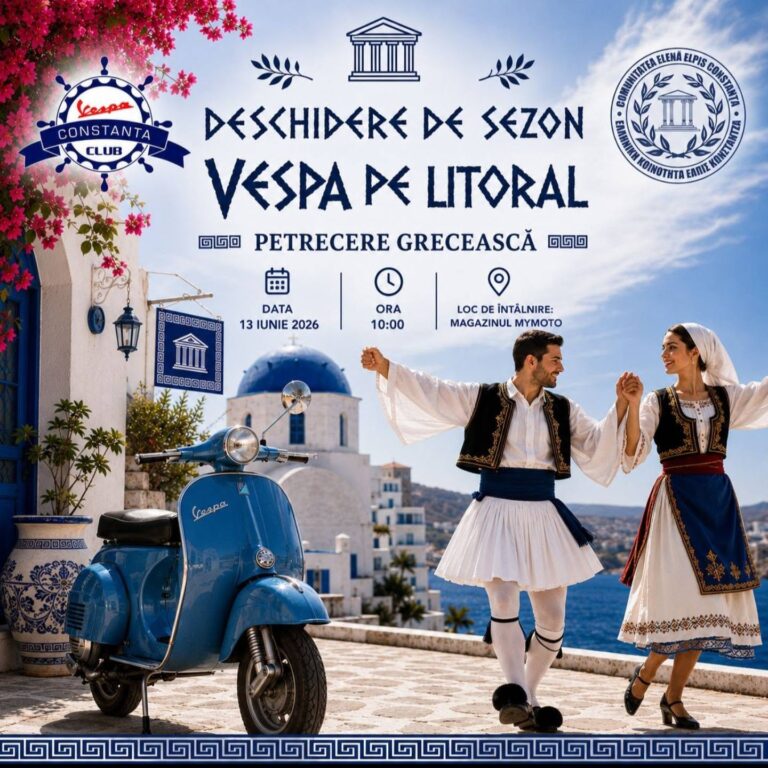 „Deschiderea de Sezon Vespa pe Litoral 2026” va avea loc în data de 13.06.2026