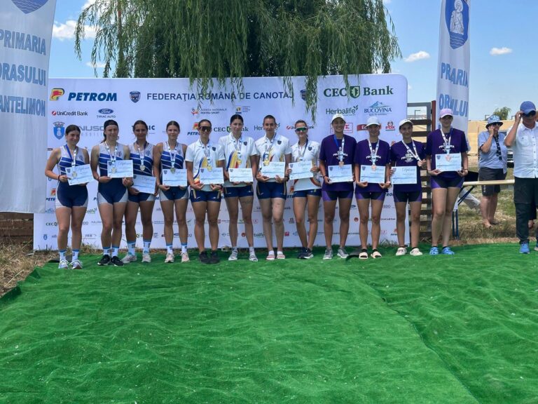 Aur, argint și bronz pentru canotorii de la CSM Constanța la Naționalele U23!