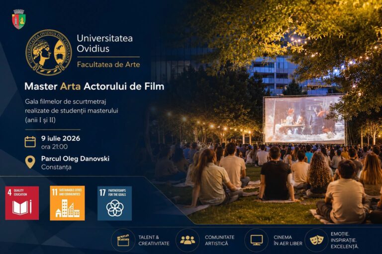 Astăzi, de la ora 21:00, „Gala filmelor de scurtmetraj”, un eveniment dedicat filmului, în Parcul din fața Teatrului „Oleg Danovski”